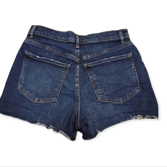 Express Cutoffs Denim Jean Shorts High Rise Size 4 - Picture 2 of 4
